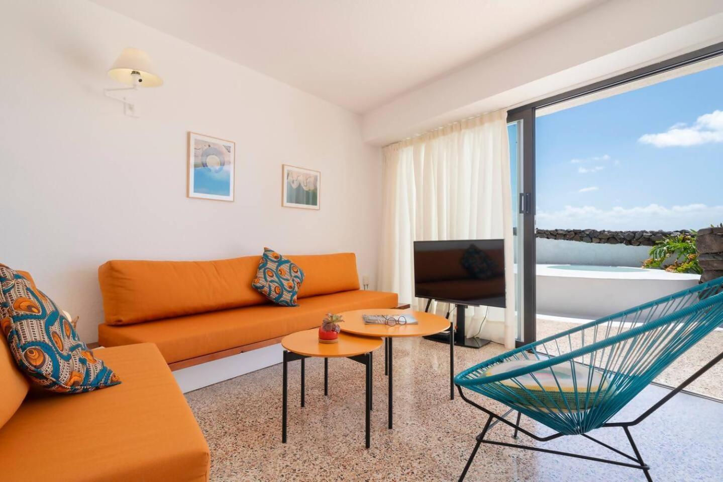 Lanzarote Famara Beach Bungalow מראה חיצוני תמונה